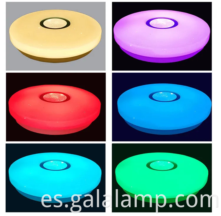 Lámpara de techo LED circular moderna para dormitorio y sala de estar